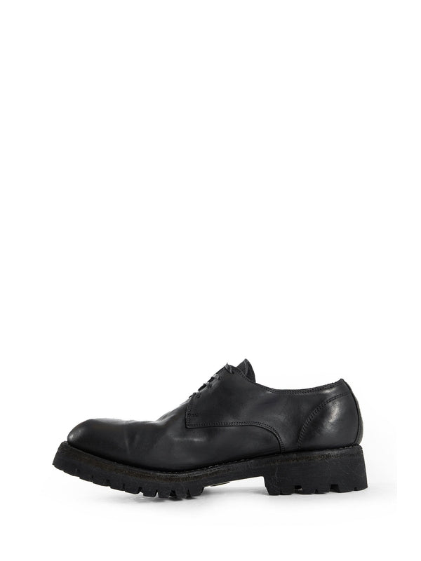 Guidi Black Lace Up Shoes