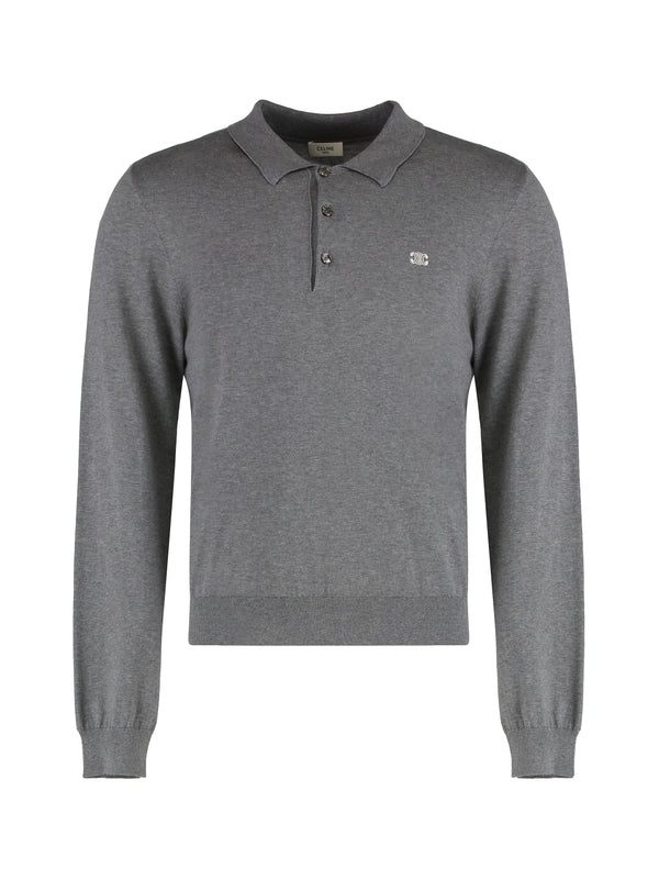 Triomphe Gray Polo Shirt