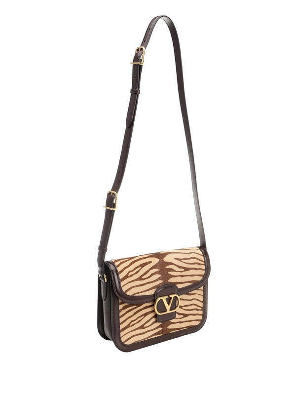 9to5 Animal Printed Leather Shoulder Bag