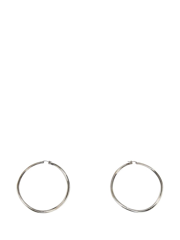 V Logo Hoop Earrings