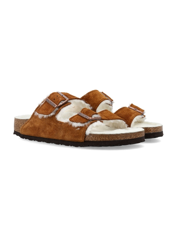 Arizona Shearling Buckle Sandals