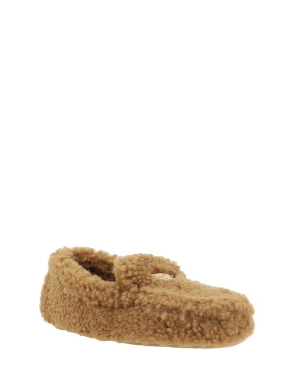 Triangle Logo Shearling
  Loafers