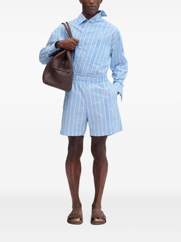 Aloe Stripe
  Bermuda Shorts