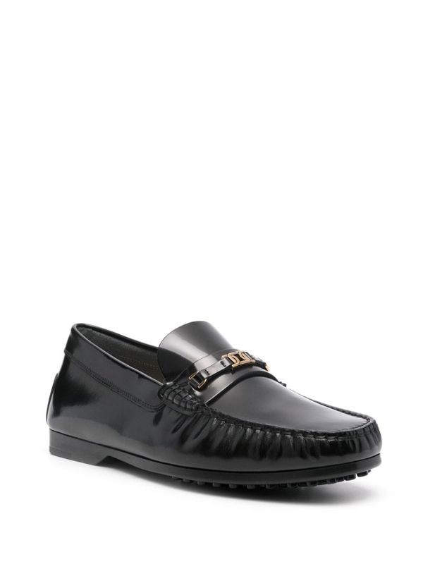 TOD'S - Chain Detail Leather Loafers - Jente