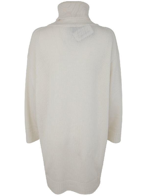 Turtleneck Cashmere Knit Dress