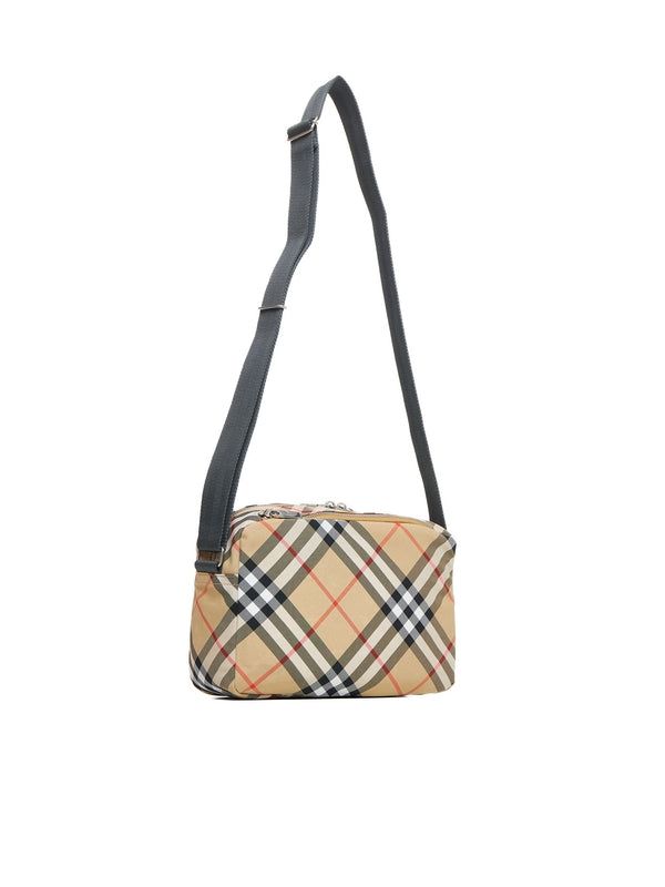 EKD Check Pattern Crossbody Bag