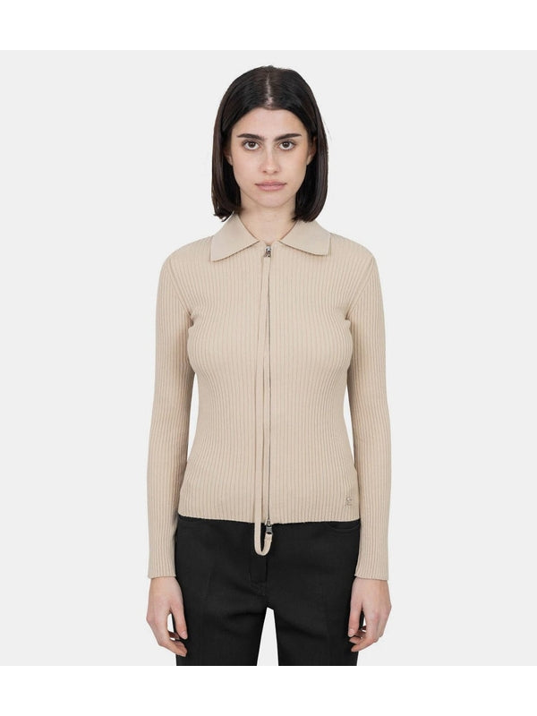 Courrèges Beige Cardigans