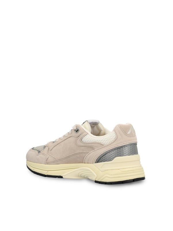Autry Beige Low Top Sneakers