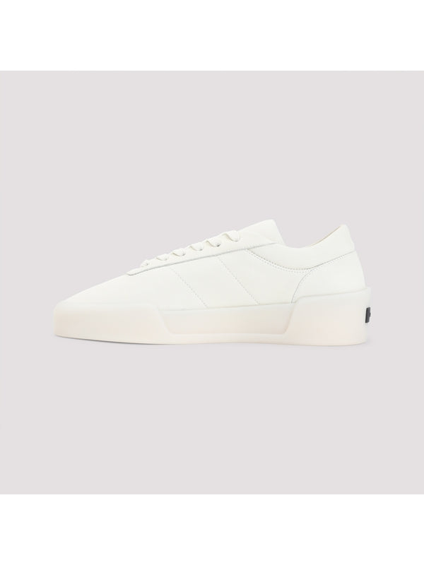 Aerobic Leather Low-Top Sneakers