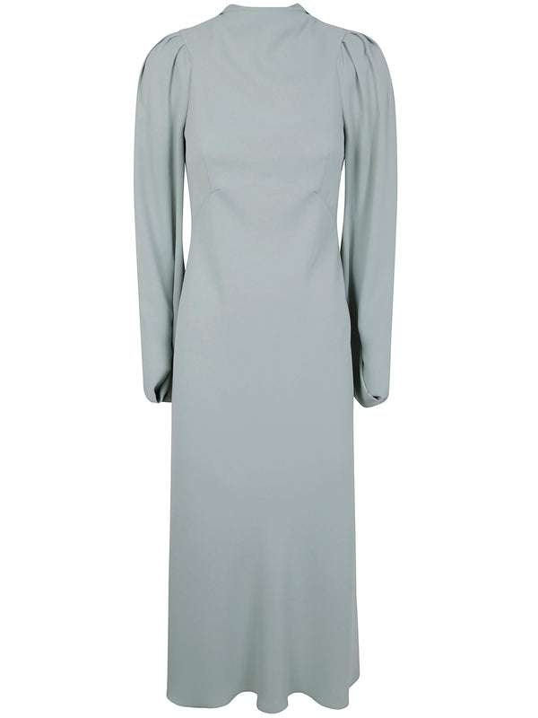 Numero Ventuno Blue Midi Dress