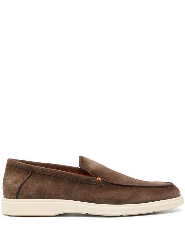 Suede Slip-On Loafers