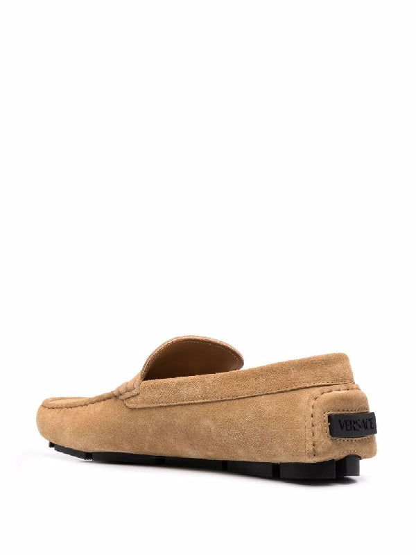 Medusa Suede Driving Shoes