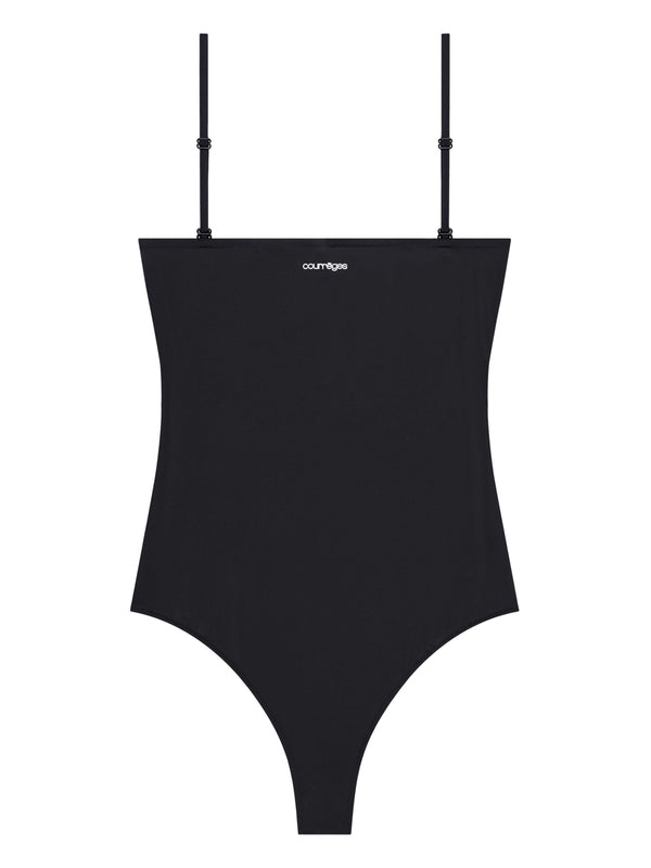 Logo Patch Nylon Swimsuit