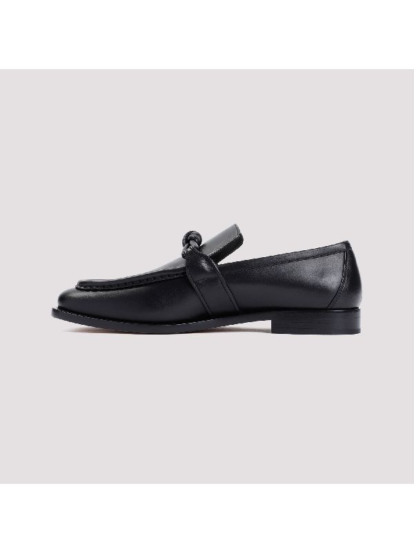 Astaire Knot Detail Leather
  Loafers