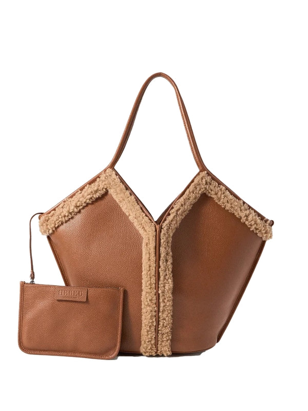 Hereu Brown Tote Bag