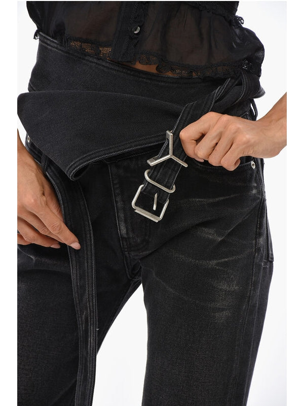 Y/Project Black Denim Pants
