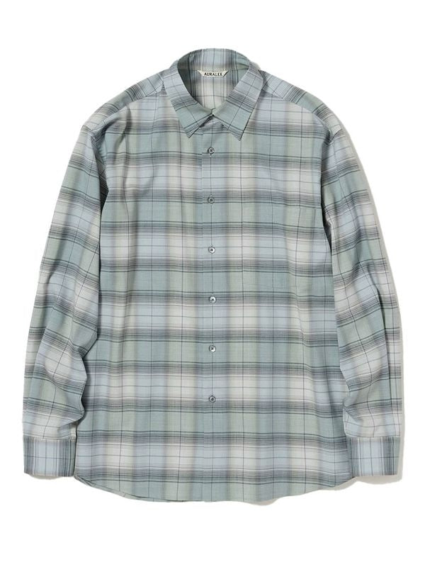 Check Pattern Wool Shirt