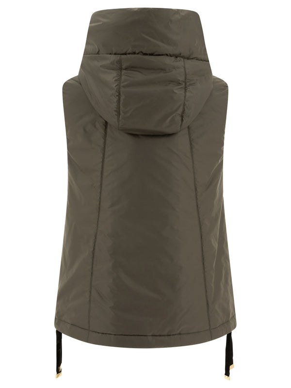 Drawstring Hooded Vest