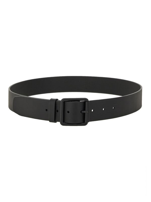 Square Buckle Leather Belt