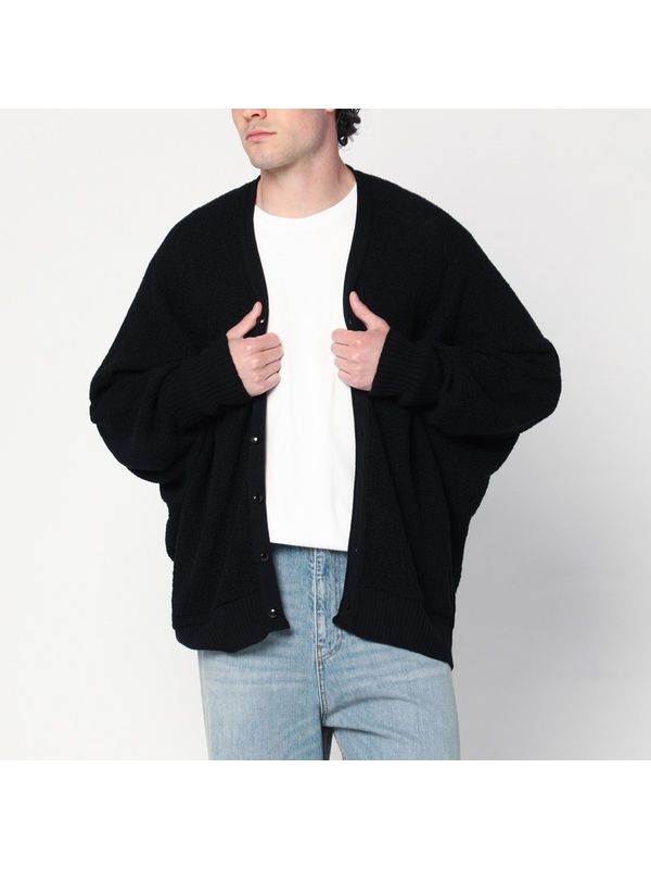 V-Neck Wool Cardigan