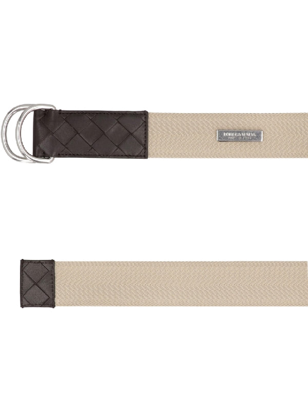 Intrecciato Insert Fabric Belt