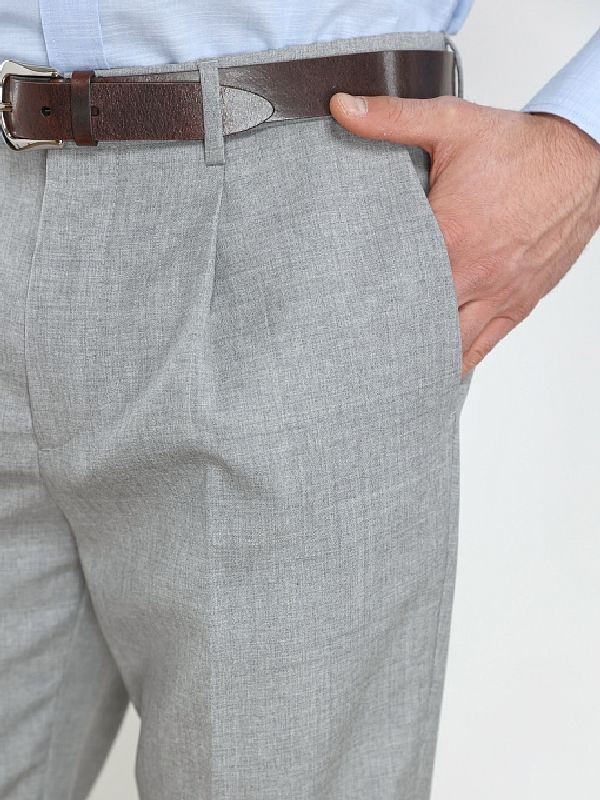 Classic Straight Wool Tailored
  Pants