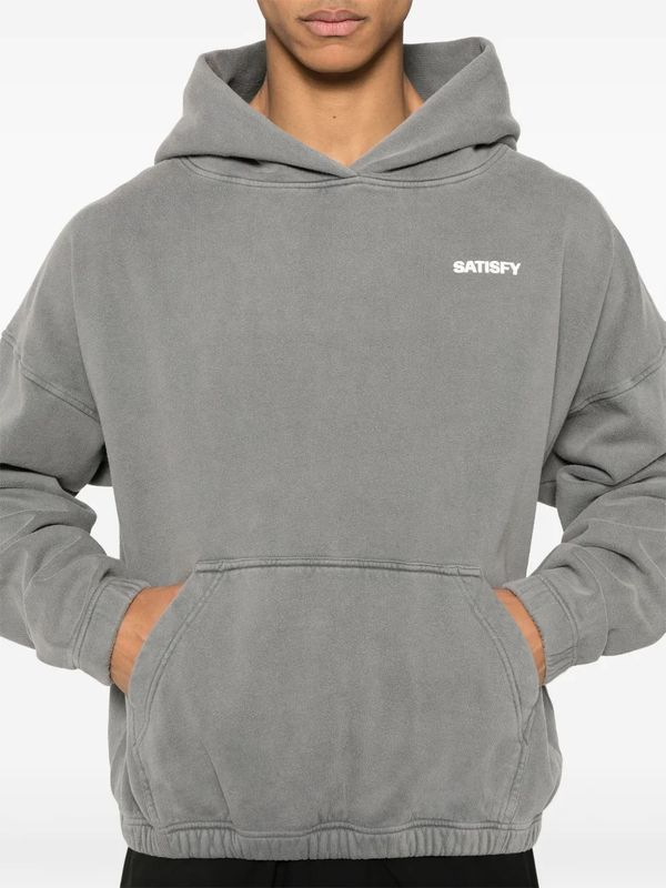 Logo Detail Cotton Hoodie