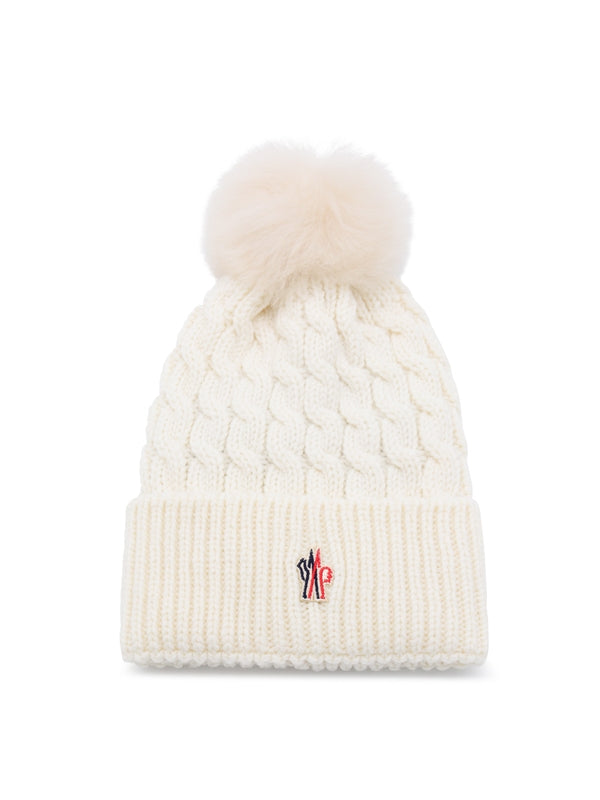 Moncler White Beanies