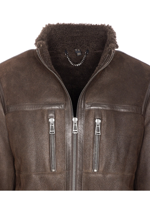 Belstaff Brown Fur & Shearling