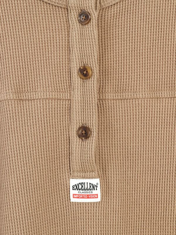 Commission Henley Twist Beige Knit