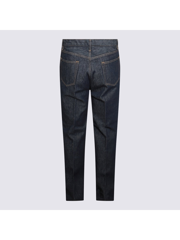 Auralee Blue Denim Pants