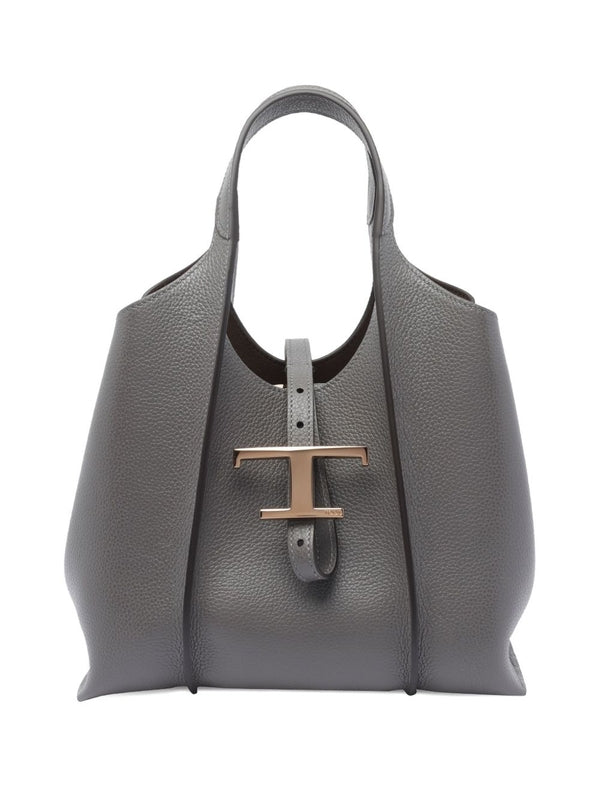 Tod'S Grey Tote Bags