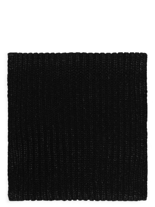 Ugg Black Wool Mufflers