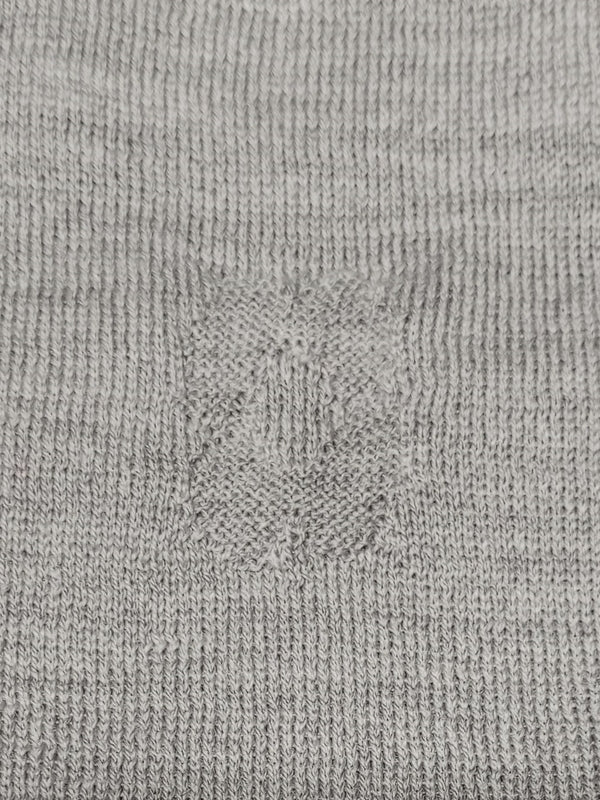 Back Logo Embroidery Wool Knit