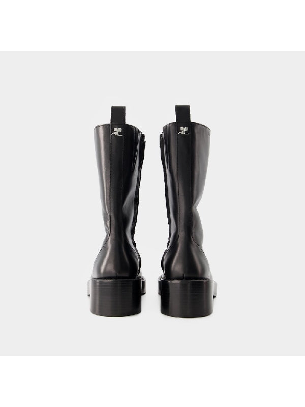 Black Leather Boots