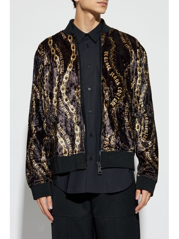 Allover Print Bomber Jacket