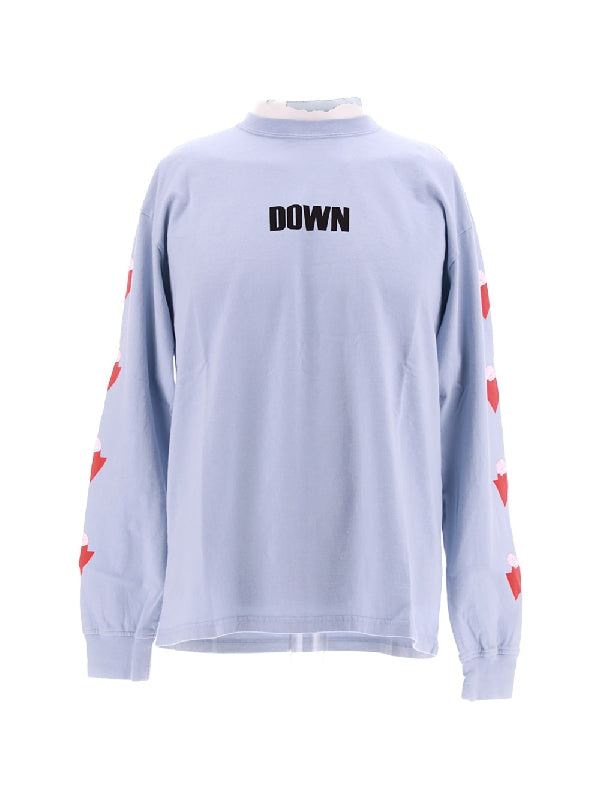 Graphic Logo Printed Long Sleeve Top