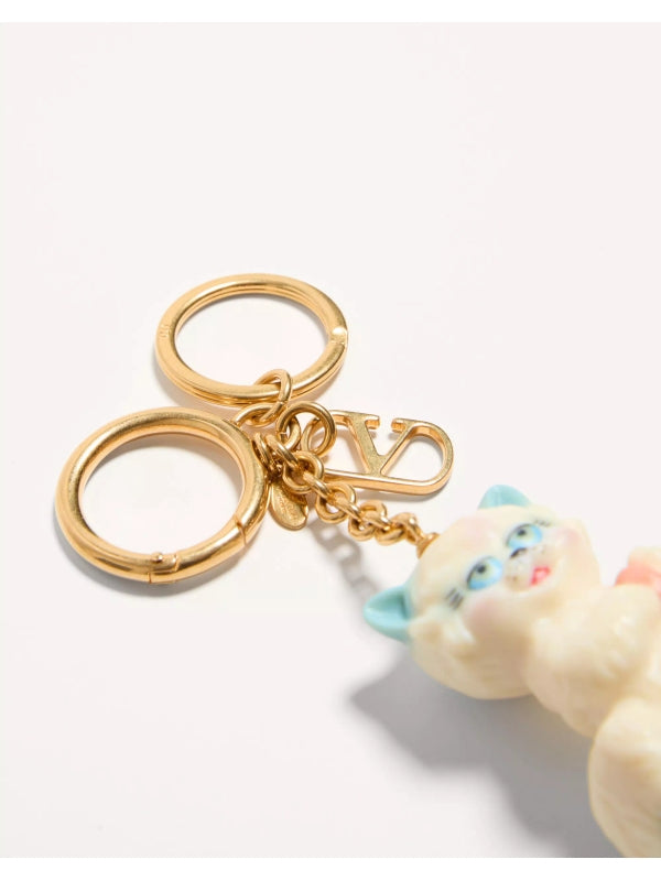 Valentino Gold Keyring