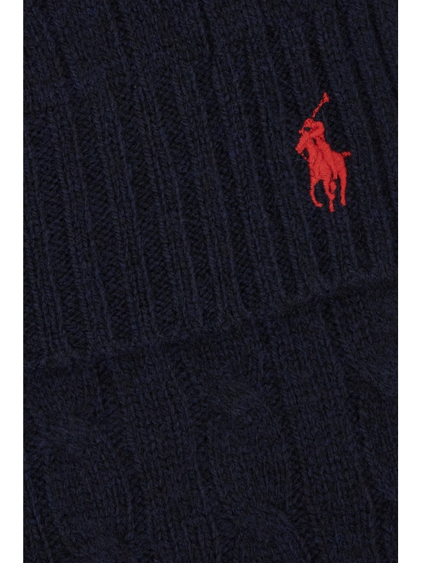 Polo Ralph Lauren Navy Wool Mufflers