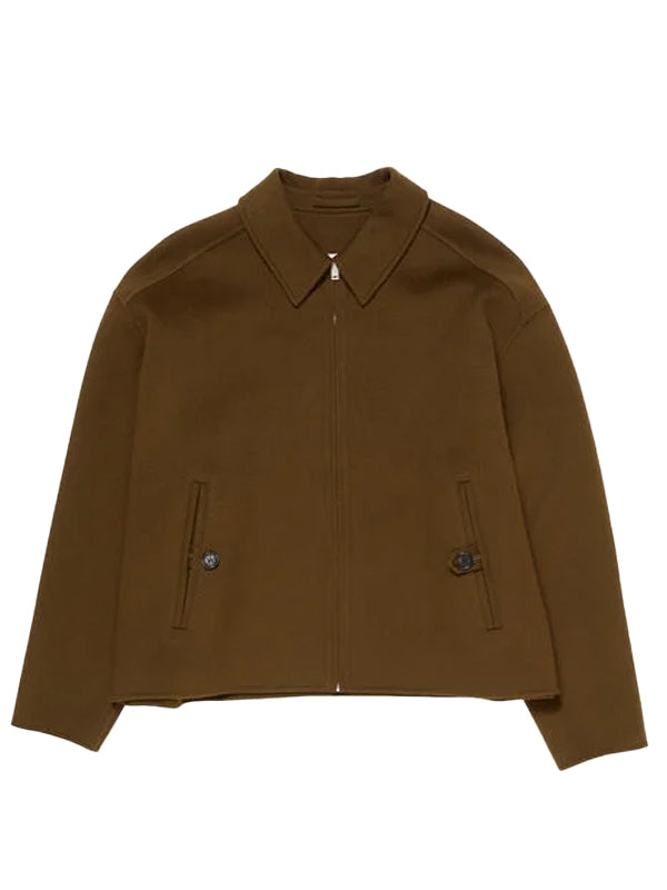 Acne Studios Green Wool Cashmere Jacket