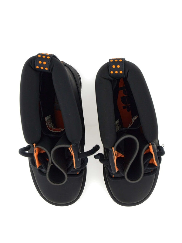 Strada High Top Lace Up Leather Boots