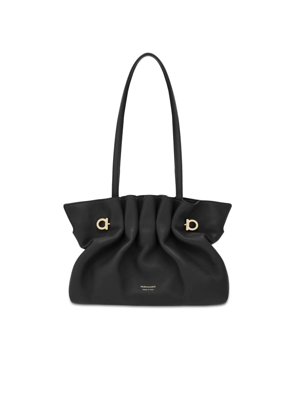 Piercing Gancini Small
  Shoulder Bag