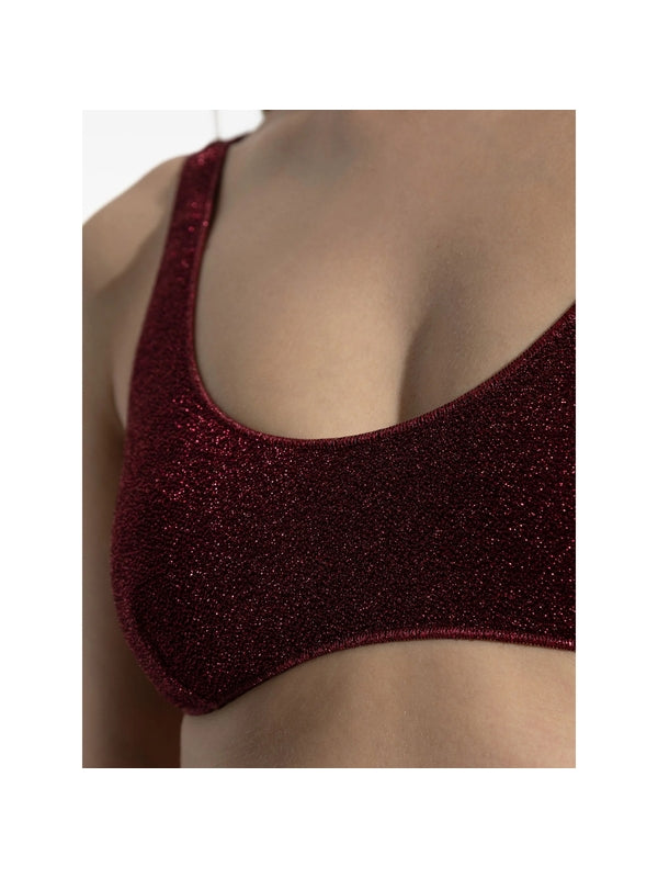 Oseree Burgundy Beachwear