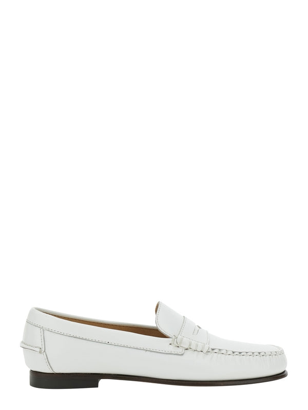 Sebago White Loafers