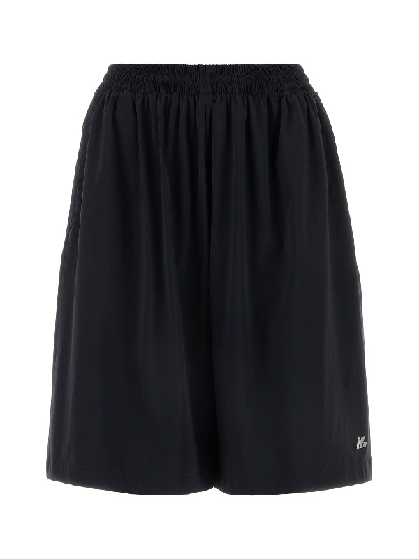 Banded Nylon Bermuda Shorts