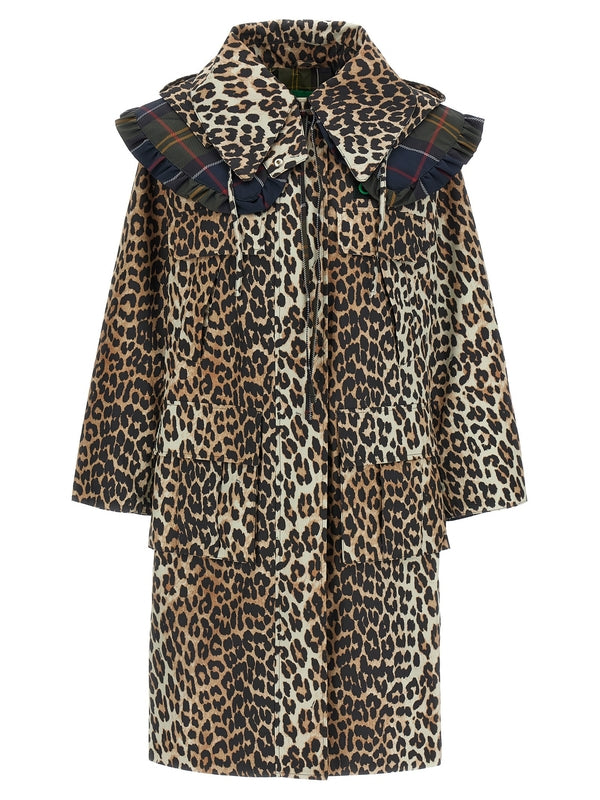 Barbour Leopard Brown Parka