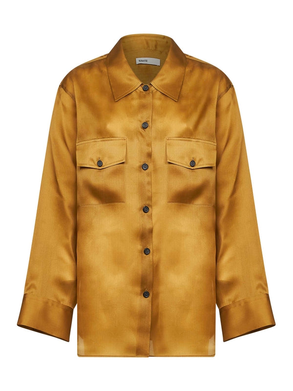 Khaite Yellow Shirts & Blouses