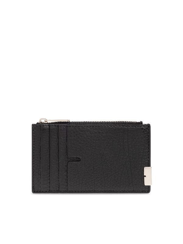 B Cut Zipper Cardholder