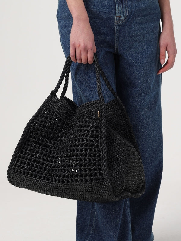 Marine Raffia Effect Medium Tote Bag