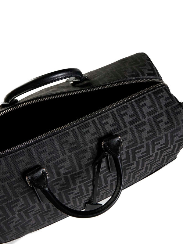 FF Fabric Medium Boston Bag